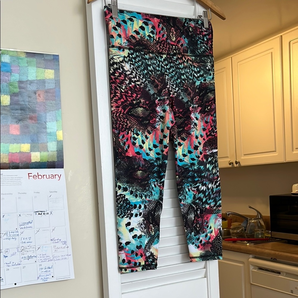 Black and Blue Leggings